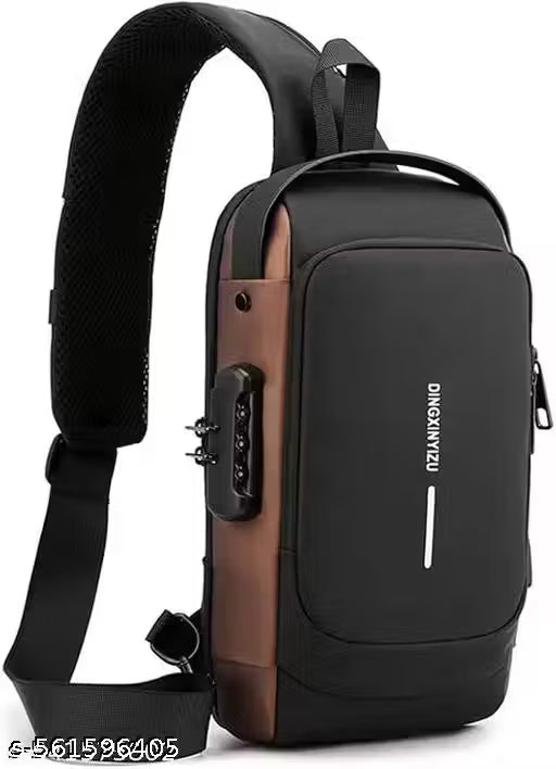 Anti Theft Backpack for Women, Sling Bag For Men CrossBody Backpack For Men Women, Anti-Theft Chest Bag With USB Charging Port, Messenger Bags, Casual Shoulder Bag, Handbag
