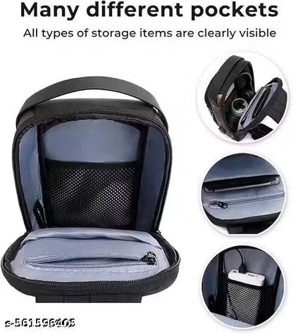 Anti Theft Backpack for Women, Sling Bag For Men CrossBody Backpack For Men Women, Anti-Theft Chest Bag With USB Charging Port, Messenger Bags, Casual Shoulder Bag, Handbag
