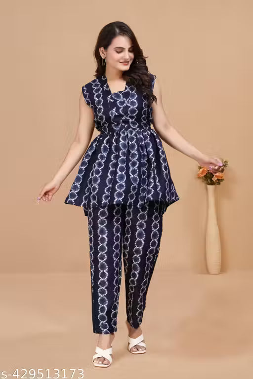 Co ord set;; Tunick;;Top & Bottom set