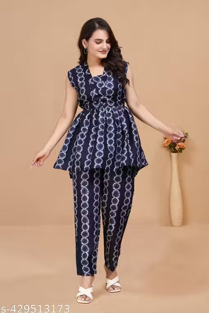 Co ord set;; Tunick;;Top & Bottom set