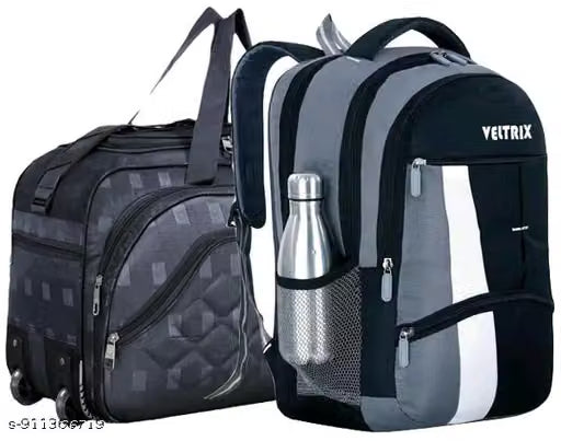 Stylish 2 in 1 Backpack & Duffle Bag Combo Set for Men & Women