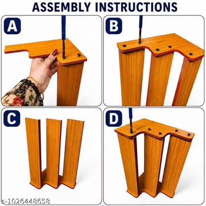 Wooden 3 Tier Kitchen Storage Rack