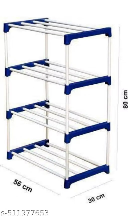 SoBabus Shoe Rack Blue 4 layer
