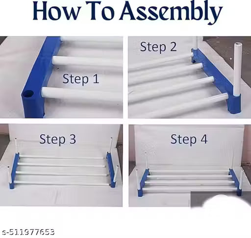 SoBabus Shoe Rack Blue 4 layer