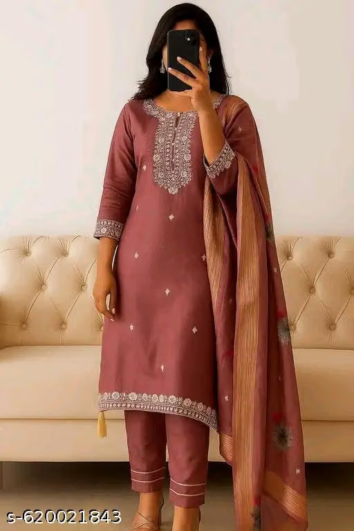 EW EMBROIDERY SURATI KRUTA SET