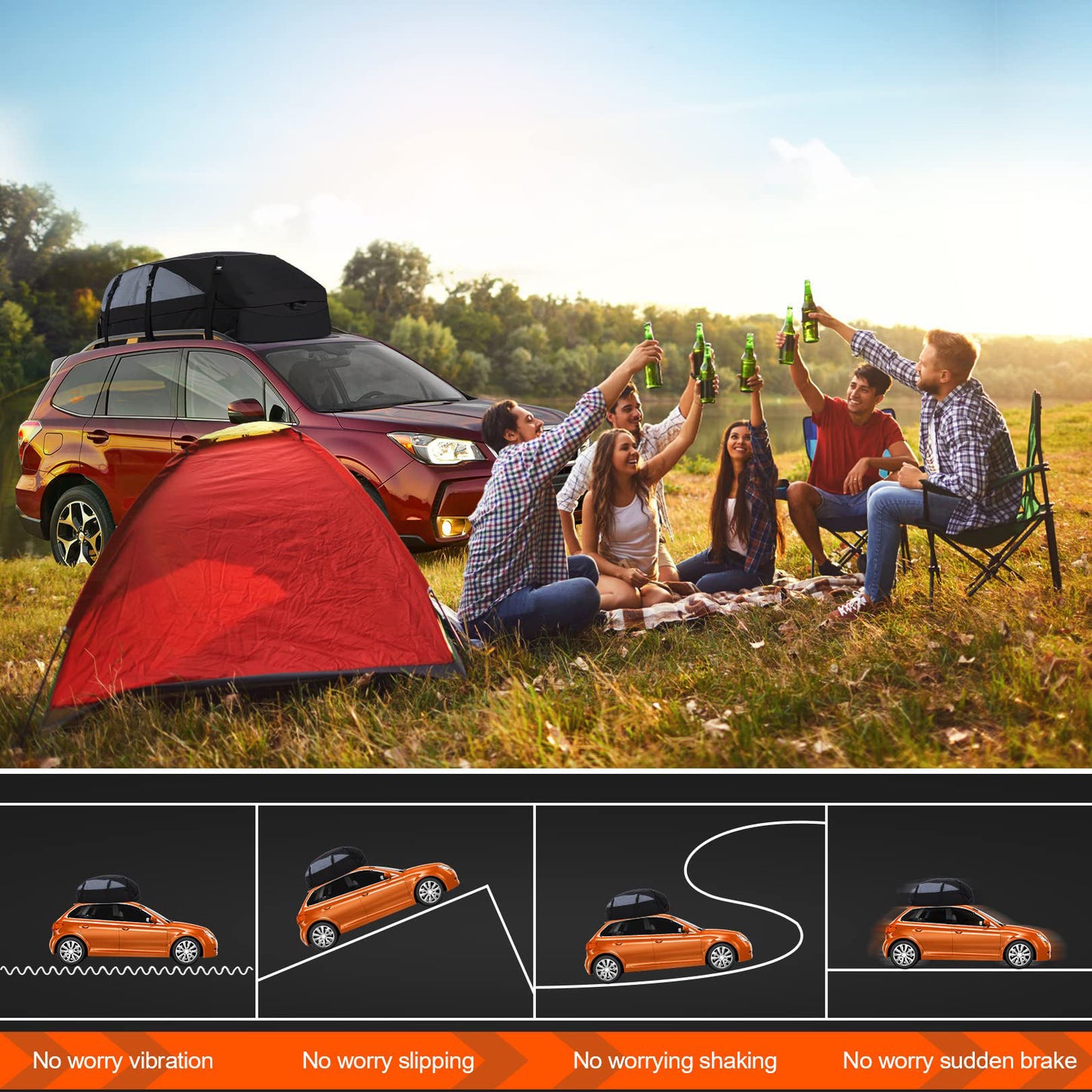 Car Rooftop Cargo Carrier Bag